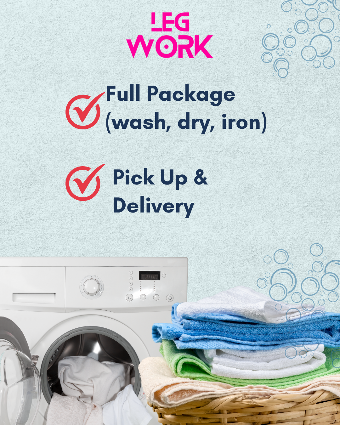 Weekly & Bi-Weekly Laundry Pickup and Delivery Service in San Jose, CA