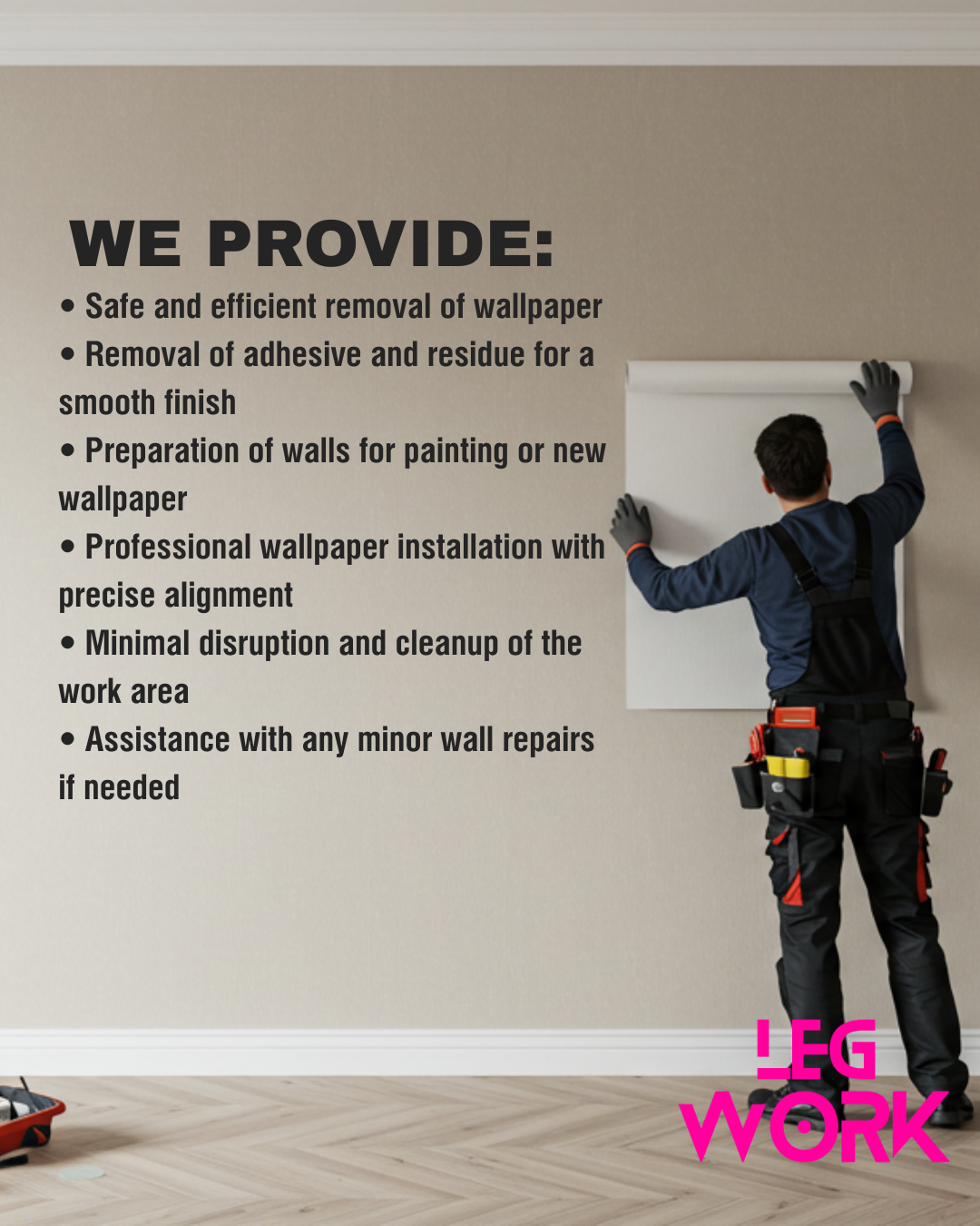 Wallpaper Removal and Installation Services