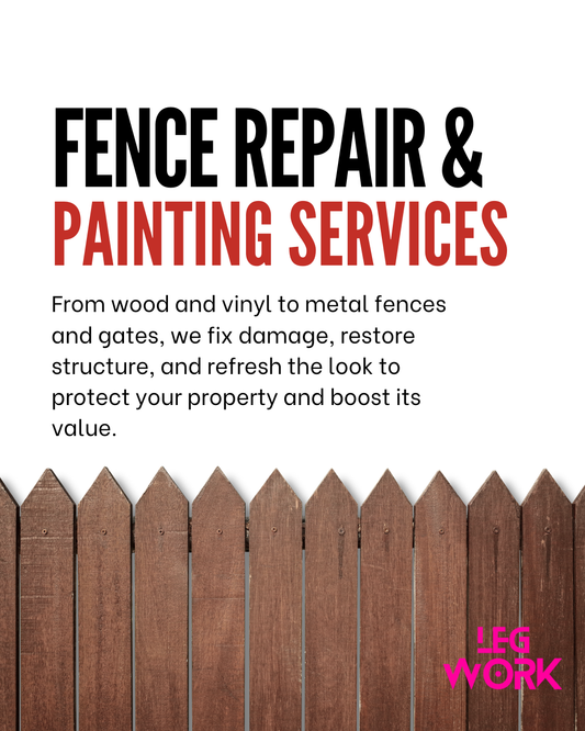 Fence and Gate Repair and Painting Services